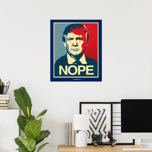 NOPE TRUMP POSTER (Heimbüro)
