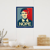 NOPE TRUMP POSTER (Küche)