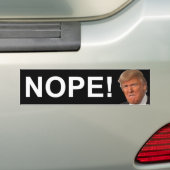 Nope Trumpf Autoaufkleber (Auf Auto)