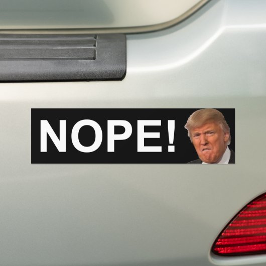 Nope Trumpf Autoaufkleber (Auf Auto)