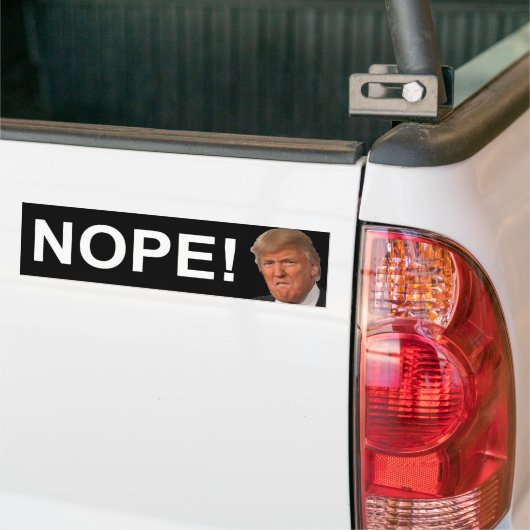 Nope Trumpf Autoaufkleber (Auf Lkw)