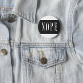 NOPE - Weiße Blackbox Button (Beispiel)