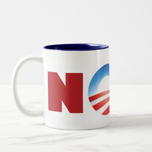 Nope Zweifarbige Tasse (Links)