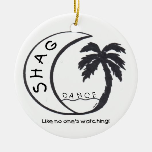 Noppe mögen keins Aufpassen! Keramik Ornament (Vorne)