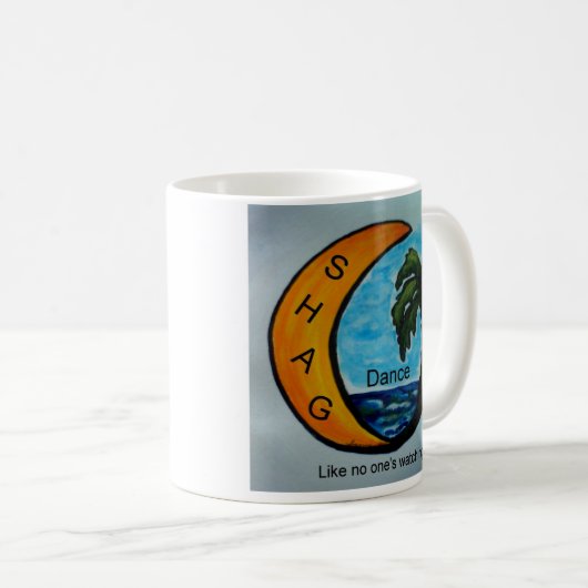 Noppe-Tanz Kaffeetasse (VorderseiteRechts)