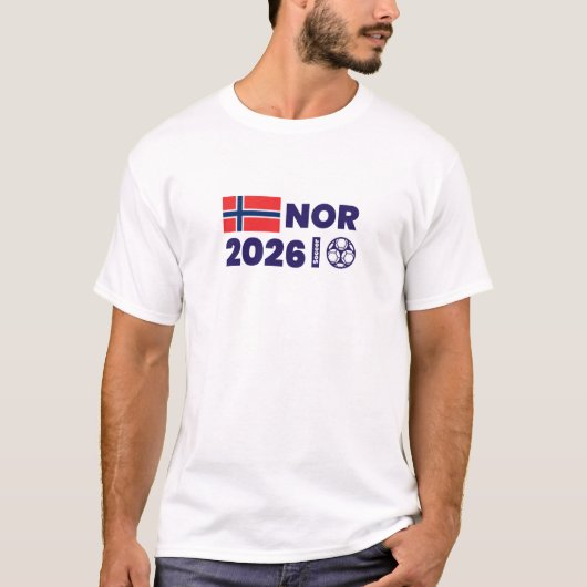 NOR 2026 Soccer T-Shirt (Vorderseite)