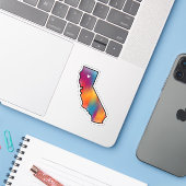 Nor Cal Liebe Kleine Vinyl Sticker (Laptop mit iPhone)