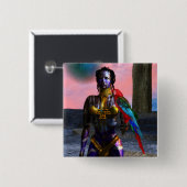 NORA CYBER WARRIOR BUTTON (Vorne & Hinten)