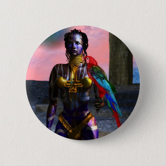 NORA CYBER WARRIOR BUTTON (Vorderseite)