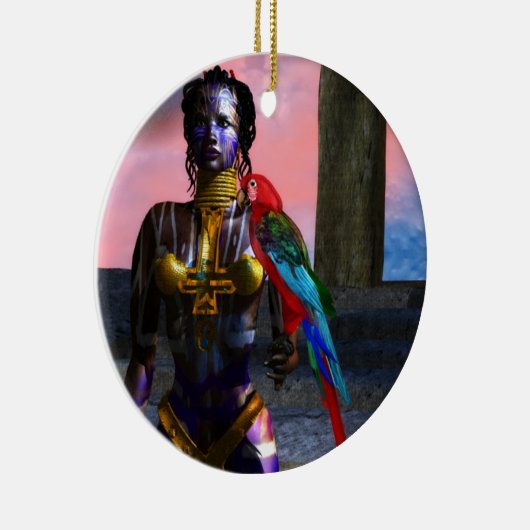 NORA CYBER WARRIOR KERAMIKORNAMENT (Rechts)