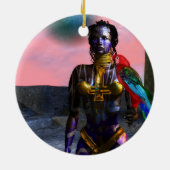 NORA CYBER WARRIOR KERAMIKORNAMENT (Hinten)