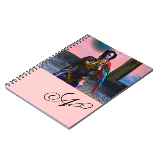 NORA CYBER WARRIOR MONOGRAMM NOTIZBLOCK (Linke Seite)