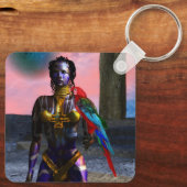 NORA CYBER WARRIOR SCHLÜSSELANHÄNGER (Rückseite)