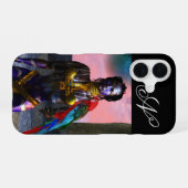 NORA CYBERKRIEGER MONOGRAMM iPhone 16 HÜLLE (Rückseite (Horizontal))