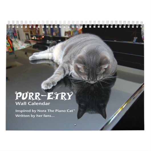 Nora Der Klavierkatzenkalender Kalender (Titelbild)