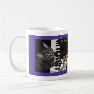 Nora die Klavierkatze Kaffeetasse