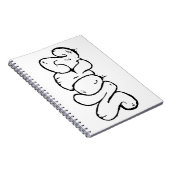 Nora Graffiti Art Name - Notizblock (Rechte Seite)