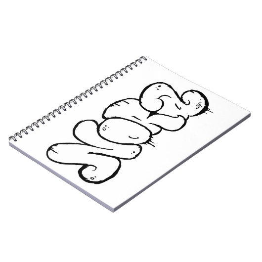 Nora Graffiti Art Name - Notizblock (Linke Seite)