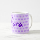 Nora Lila Kaffeetasse (VorderseiteRechts)