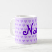 Nora Lila Kaffeetasse (Vorderseite Links)