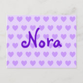 Nora Lila Postkarte (Vorderseite)