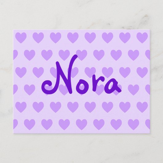 Nora Lila Postkarte (Vorderseite)