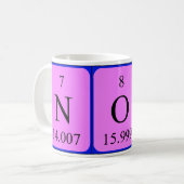 Nora Periodenname Tasse (Vorderseite Links)