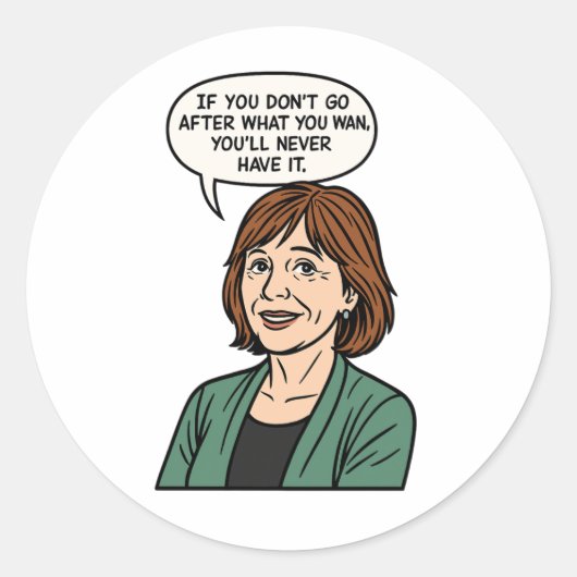 Nora Roberts Sticker (Vorderseite)