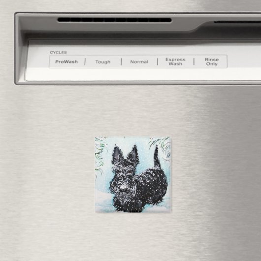 Nora Scottish Terrier Magnet (In Situ (Geschirrspüler))