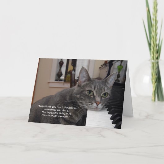 Nora Zitat 7 "x5" geklappte Grußkarte Karte (Vorderseite)