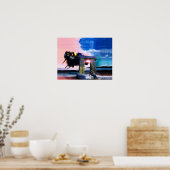 NORA, ZURÜCK IN DIE ZUKUNFT, Science Fiction, SCI- Poster (Küche)