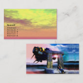 NORA, ZURÜCK IN DIE ZUKUNFT, Science Fiction, SCI- Visitenkarte (Vorne/Hinten)