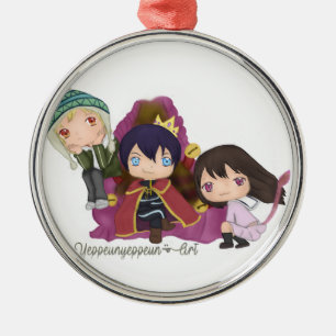 Noragami ~ Yato Hiyori Yukine Silbernes Ornament