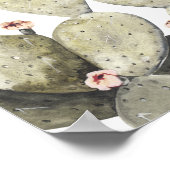 Norah - Bohemisches Kaktus Prickly Pear Benutzerde Poster (Ecke)