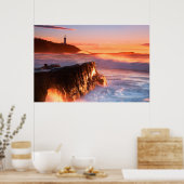 Norah Head Lighthouse | Soldiers Beach, Australien Poster (Küche)