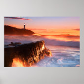 Norah Head Lighthouse | Soldiers Beach, Australien Poster (Vorne)