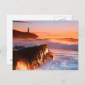 Norah Head Lighthouse | Soldiers Beach, Australien Postkarte (Vorne/Hinten)