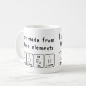 Norah Periodenname Tasse (Vorderseite Links)