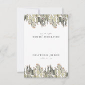 NORAH Prickly Pear Cactus Desert Platzkarten RSVP Karte (Vorderseite)