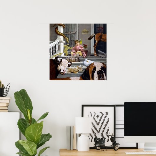 Noras Arche Poster (Heimbüro)