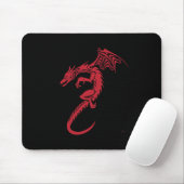 Norbert der rote Drache Mousepad (Mit Mouse)