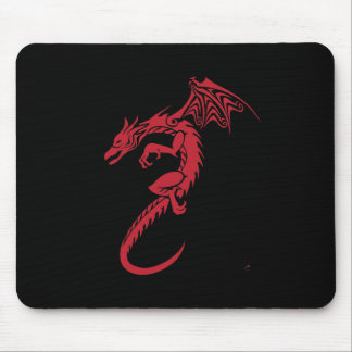 Norbert der rote Drache Mousepad