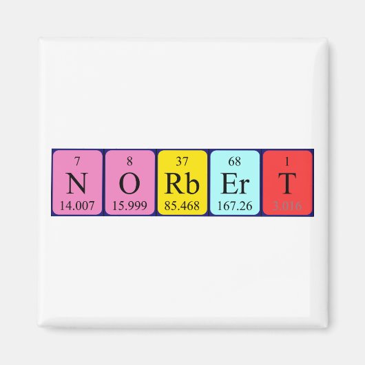 Norbert Periodenmagnet Magnet (Vorne)