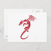 Norbert vom Roten Drachen Postkarte (Vorne/Hinten)