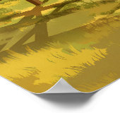 Norbury Park Surrey Reiseplakat Poster (Ecke)