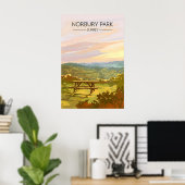 Norbury Park Surrey Reiseplakat Poster (Heimbüro)