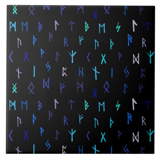 Nord am nächtlichen Tile Fliese (Vorderseite)