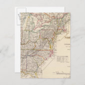 Nord-Amerika-Index Postkarte (Vorne/Hinten)