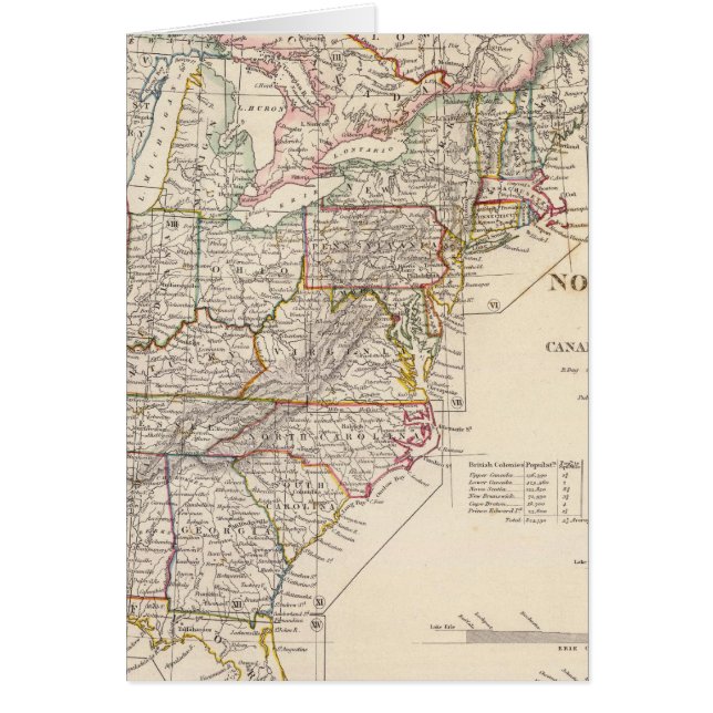 Nord-Amerika-Indexkarte (Vorne)