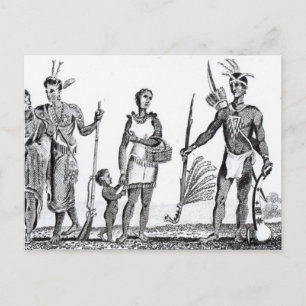 Nord-Amerikanische Ureinwohner Postkarte